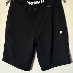 Hurley Black Hybrid Shorts Lightweight Athletic Design